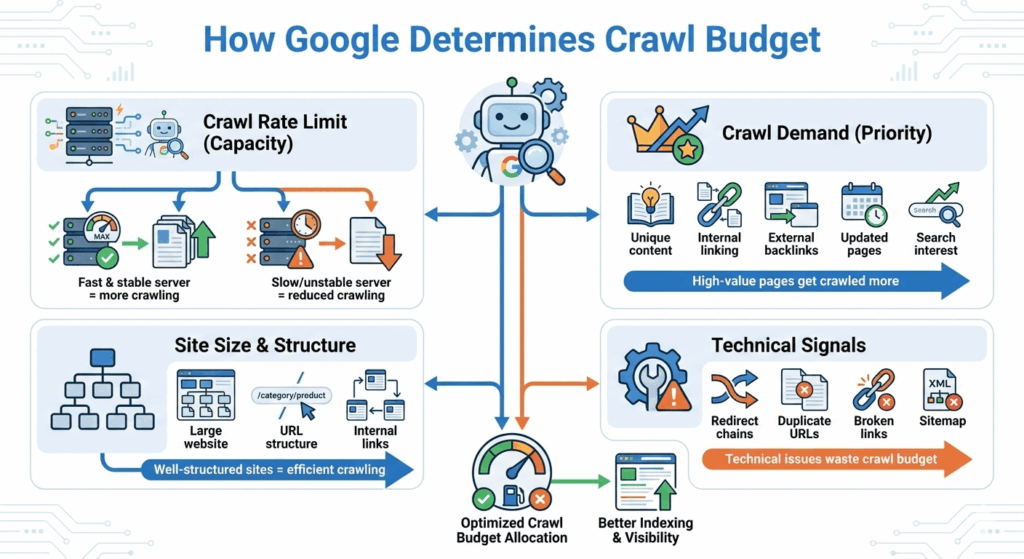How Does Google Determine Crawl Budget?